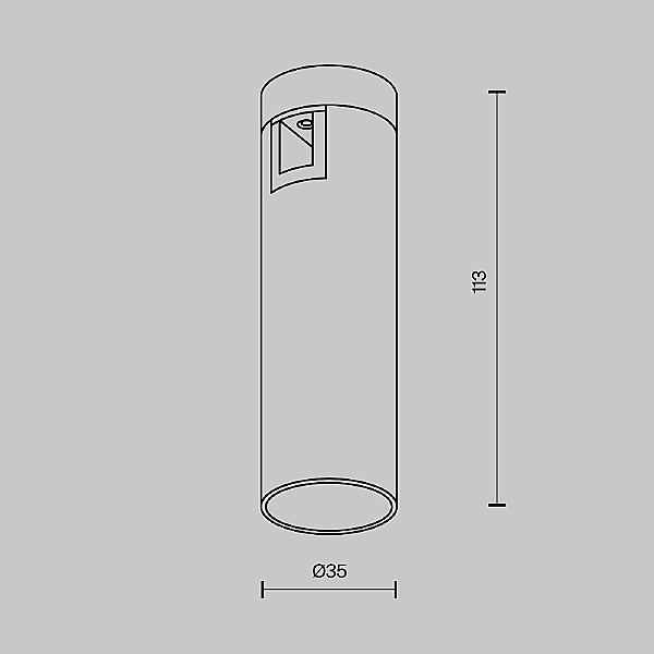 Трековый светильник Focus Led TR143-1-5W3K-W-BS