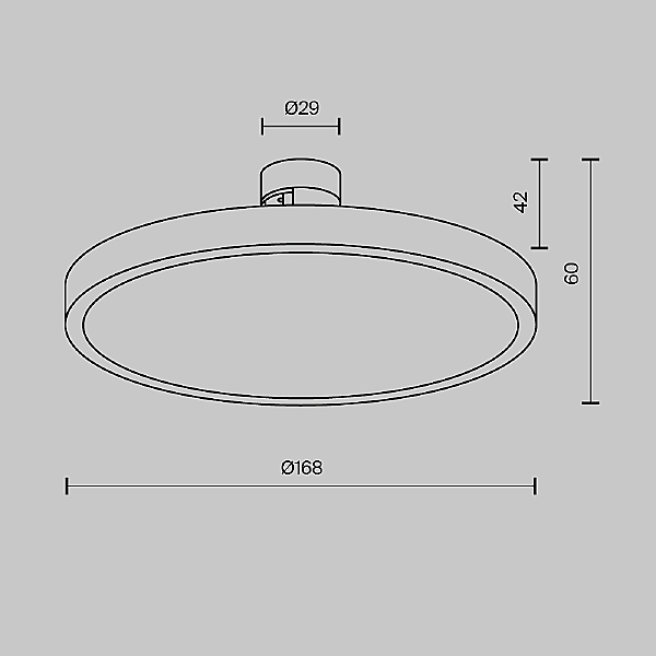 Трековый светильник Plato TR153-1-10W3K-B