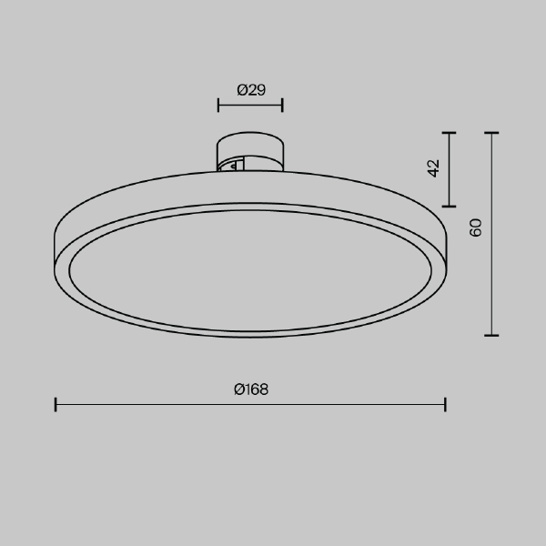 Трековый светильник Plato TR153-1-10W3K-BS