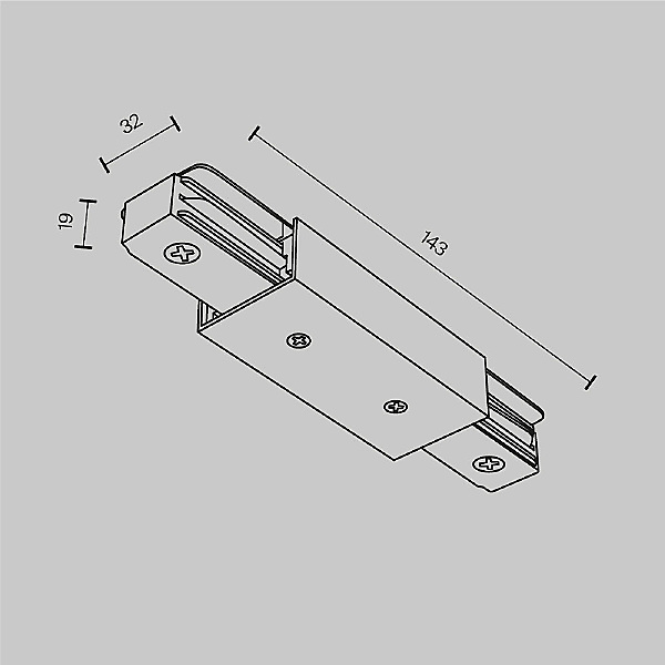 Коннекторы Accessories for tracks Unity TRA001CB-11B