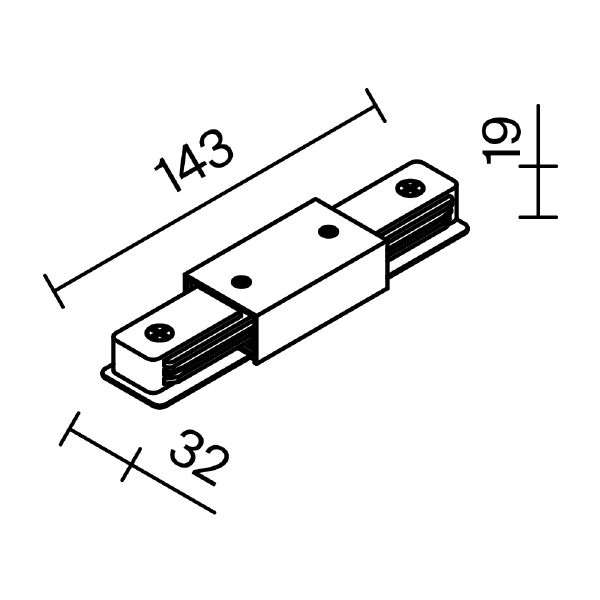 Коннекторы Accessories for tracks Unity TRA001CB-11W