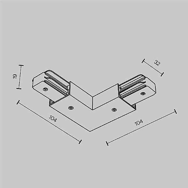Коннекторы Accessories for tracks Unity TRA001CLB-11B