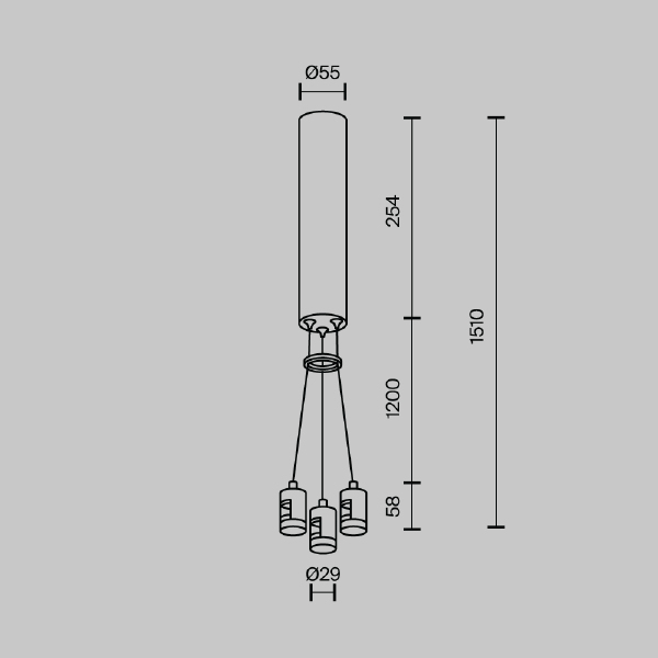 Монтажный элемент Accessories for tracks Flarity TRA154SW-BB-R-B