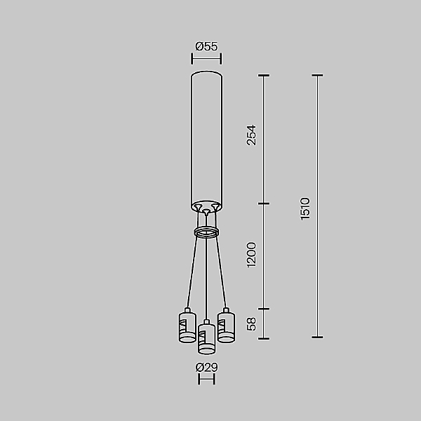 Монтажный элемент Accessories for tracks Flarity TRA154SW-BB-R-B