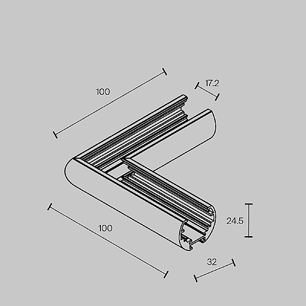 Коннекторы Accessories for tracks Exility TRAM034CL-R-41B