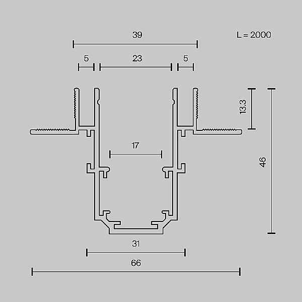 Шинопровод Busbar trunkings Exility TRX034LS-222B
