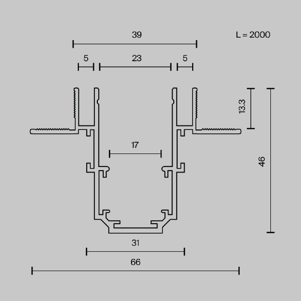Шинопровод Busbar trunkings Exility TRX034LS-222B