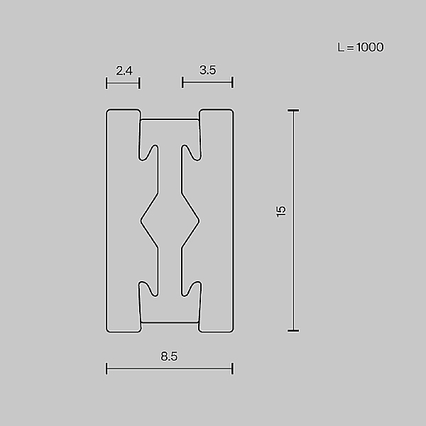 Шинопровод Busbar trunkings Flarity TRX154-111B