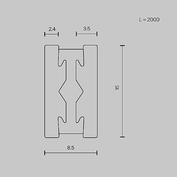 Шинопровод Busbar trunkings Flarity TRX154-112BS