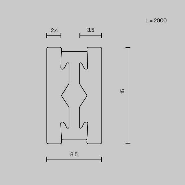 Шинопровод Busbar trunkings Flarity TRX154-112BS