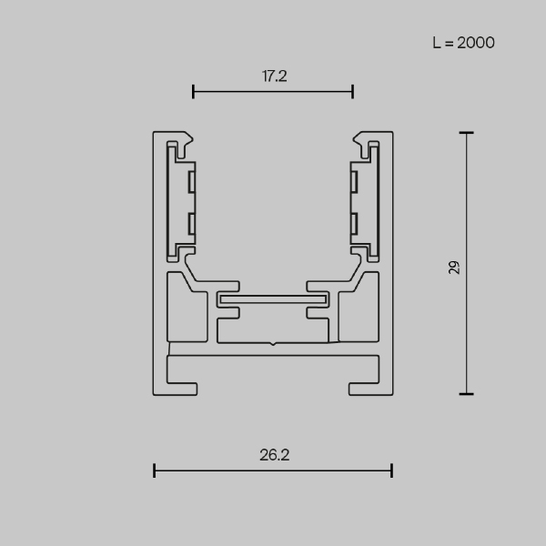Шинопровод Busbar trunkings Exility TRXM034-412W
