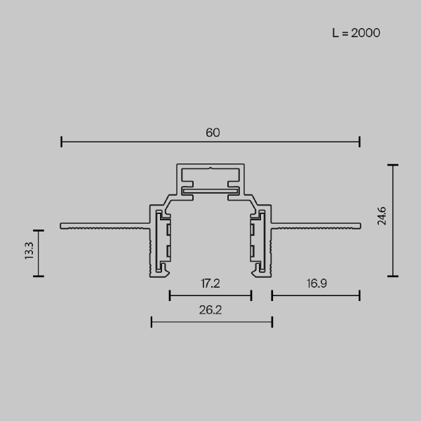 Шинопровод Busbar trunkings Exility TRXM034-422W