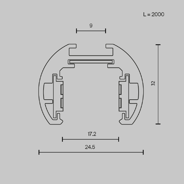 Шинопровод Busbar trunkings Exility TRXM034-R-412B