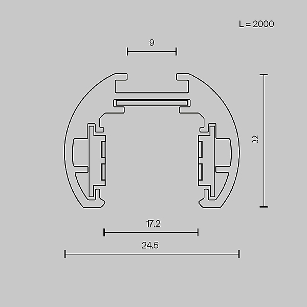 Шинопровод Busbar trunkings Exility TRXM034-R-412B