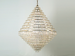 Подвесная люстра 10120 10125+43/C gold