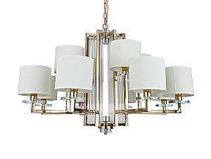 Подвесная люстра 35400 35408+4/C gold без абажуров