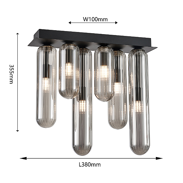 Светильник потолочный Stalactit 4454-6P