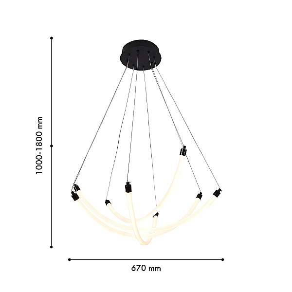 Подвесная люстра Hammock 4468-4P
