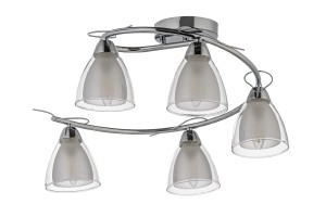 Потолочная люстра Paola, Tavenna Nickel Paola E 1.1.5 N