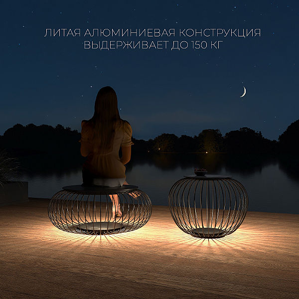 Уличный наземный светильник Firenze Firenze (35178/F) черный