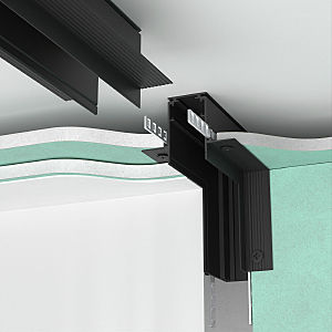 Коннекторы Slim Magnetic Slim Magnetic Коннектор угловой внутренний для встраиваемого шинопровода под ГКЛ 9,5мм (черный) 8521