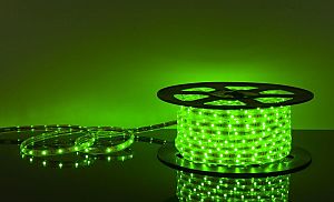 LED лента Elektrostandard Лента светодиодная 220V 7,2W 30Led 5050 IP65 зеленый, 50 м (LSTR002 220V 7,2W IP65)