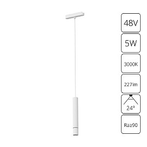 Трековый светильник Rapid A1159PL-1WH