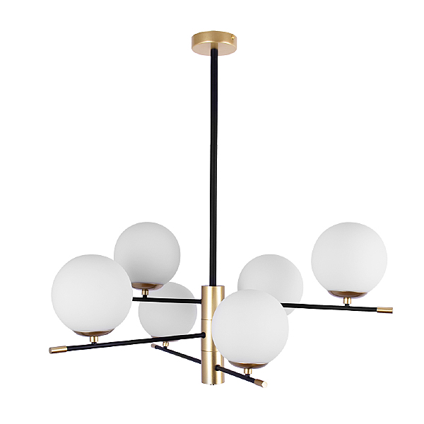 Люстра на штанге Arkab A2225LM-6BK