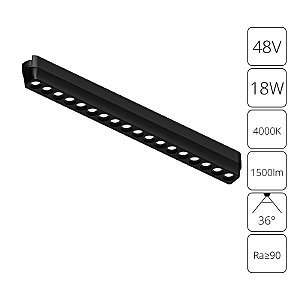 Трековый светильник Rapid A6169PL-1BK