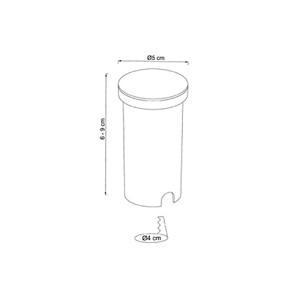 Уличный встраиваемый Piazza A3601IN-1WH