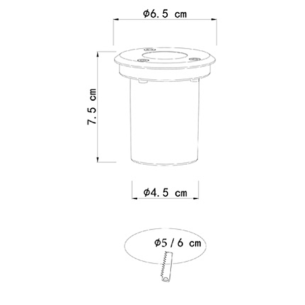 Уличный встраиваемый Piazza A6103IN-1SS