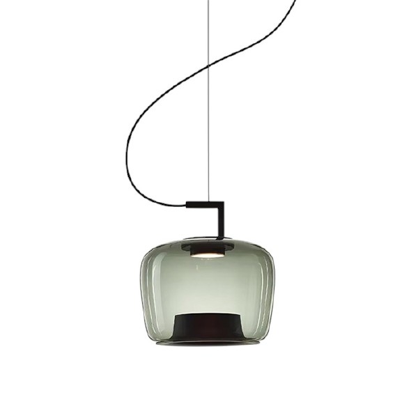 Светильник подвесной 8871 8871P/B L black/light green
