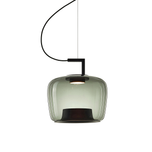 Светильник подвесной 8871 8871P/B L black/light green