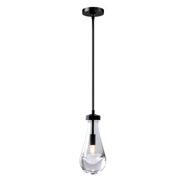 Светильник подвесной Raindrop MT9093-1H black brushed gold