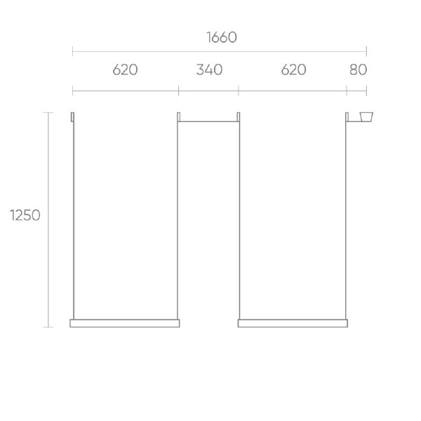 Трековая система Belty Set DK55SET04-01-DB