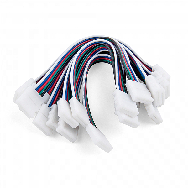 Аксессуары для лент Коннектор для лент 5050+5050 24V 60Led 14,4W IP20 RGBW, 5050 24V 60Led 14,4W IP20 RGBW гибкий двусто