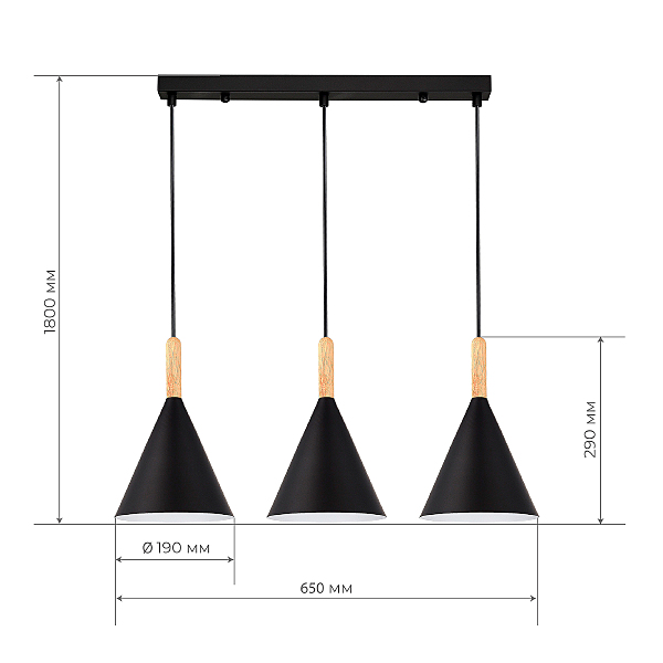 Светильник подвесной Arket SLE1255-403-03