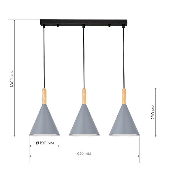 Светильник подвесной Arket SLE1255-413-03