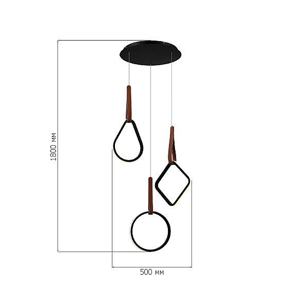 Светильник подвесной Shape SL6131.403.36