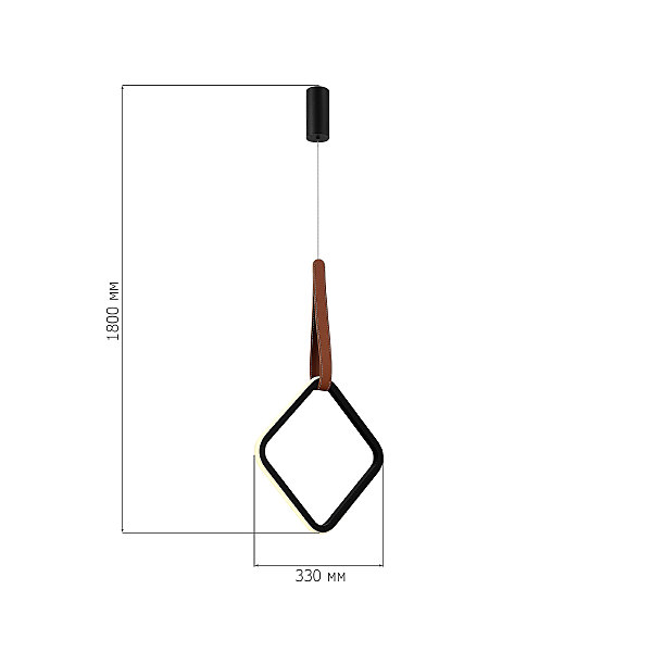 Светильник подвесной Shape SL6131.423.12