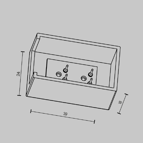 Заглушка Accessories for tracks Elasity TRA160EC-1B