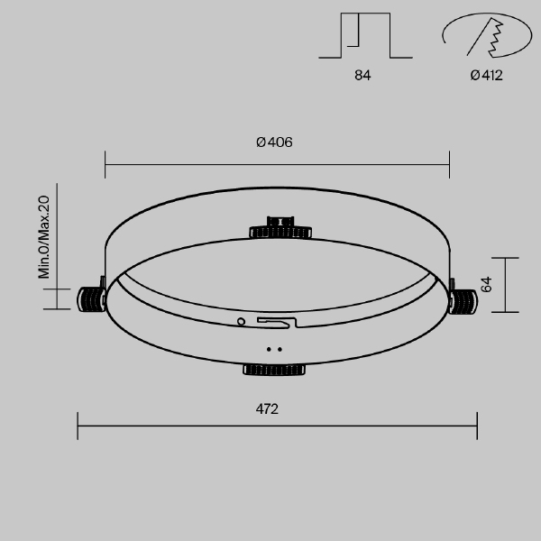 Аксессуар Accessories DLA032-TRS45-W