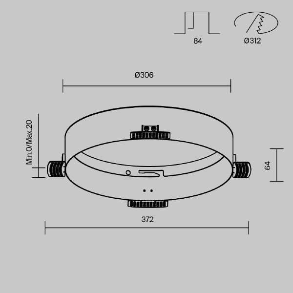 Аксессуар Accessories DLA032-TRS36-W