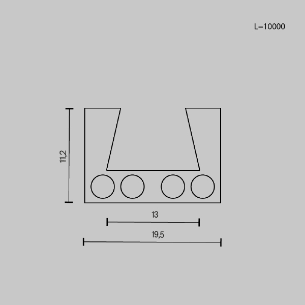 Шинопровод Busbar trunkings Elasity TRX160-1110B