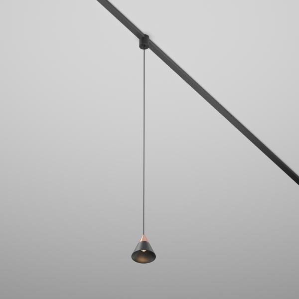 Трековый светильник Cono TR166-1-7W3K-M-B