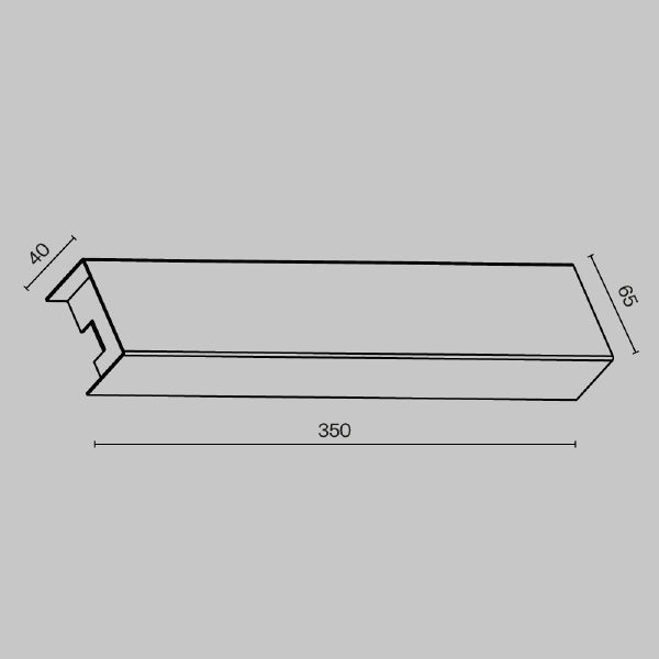 Монтажный элемент Accessories for tracks Elasity TRA160BDR-B