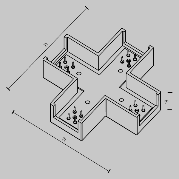 Коннекторы Accessories for tracks Elasity TRA160CX-11B