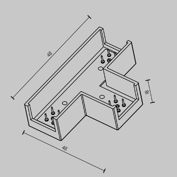 Коннекторы Accessories for tracks Elasity TRA160CT-11B