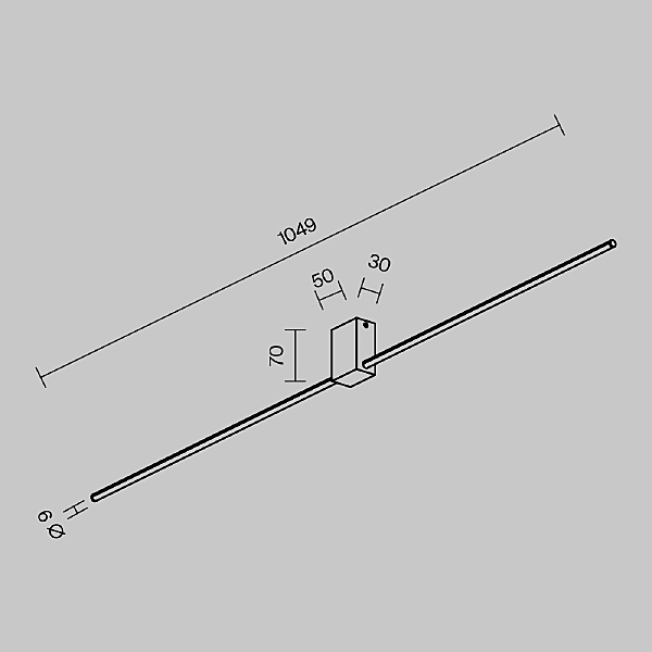 Настенный светильник Pars C071WL-L12B3K