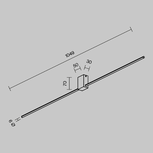 Настенный светильник Pars C071WL-L12B3K